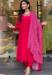 Picture of Pretty Silk Crimson Readymade Salwar Kameez