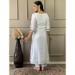 Picture of Ideal Silk Off White Readymade Salwar Kameez