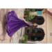 Picture of Well Formed Georgette Purple Readymade Gown