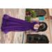 Picture of Well Formed Georgette Purple Readymade Gown