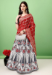 Picture of Delightful Silk Off White Lehenga Choli