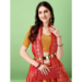 Picture of Sublime Silk Dark Golden Rod Lehenga Choli