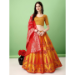 Picture of Sublime Silk Dark Golden Rod Lehenga Choli