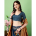 Picture of Taking Silk Midnight Blue Lehenga Choli