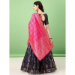 Picture of Pretty Silk Navy Blue Lehenga Choli