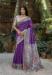 Picture of Delightful Silk Purple Saree