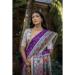 Picture of Delightful Silk Purple Saree