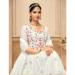 Picture of Grand Georgette White Readymade Gown