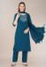 Picture of Marvelous Cotton Midnight Blue Readymade Salwar Kameez