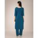 Picture of Marvelous Cotton Midnight Blue Readymade Salwar Kameez