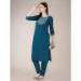 Picture of Marvelous Cotton Midnight Blue Readymade Salwar Kameez