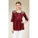 Picture of Stunning Silk Maroon Kurtis & Tunic