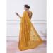 Picture of Amazing Georgette & Net & Organza Golden Rod Saree