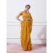 Picture of Amazing Georgette & Net & Organza Golden Rod Saree