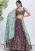 Picture of Good Looking Chiffon Dim Gray Lehenga Choli