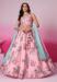 Picture of Comely Chiffon Pink Lehenga Choli