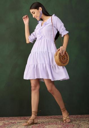 Picture of Taking Chiffon Plum Kurtis & Tunic