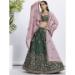 Picture of Bewitching Chiffon Sea Green Lehenga Choli