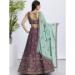 Picture of Magnificent Chiffon Grey Lehenga Choli