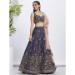 Picture of Grand Chiffon Purple Lehenga Choli