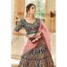 Picture of Enticing Chiffon Navy Blue Lehenga Choli