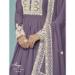 Picture of Sightly Georgette Grey Anarkali Salwar Kameez