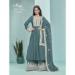 Picture of Georgette Dark Slate Grey Anarkali Salwar Kameez