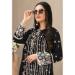 Picture of Stunning Georgette Black Straight Cut Salwar Kameez