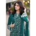 Picture of Georgette Sea Green Straight Cut Salwar Kameez