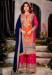 Picture of Crimson & Orange Red Straight Cut Salwar Kameez