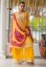 Picture of Fascinating Chiffon Orange Straight Cut Salwar Kameez