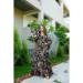 Picture of Comely Chiffon Black Readymade Gown