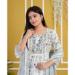 Picture of Rayon & Cotton Light Steel Blue Readymade Salwar Kameez