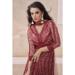 Picture of Charming Georgette Maroon Party Wear Gown