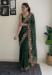 Picture of Delightful Georgette Sea Green Saree