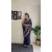 Picture of Pleasing Georgette Navy Blue Saree