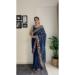 Picture of Admirable Georgette Midnight Blue Saree