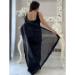 Picture of Fascinating Georgette Black Saree