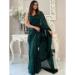 Picture of Enticing Georgette Dark Slate Grey Saree