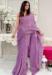 Picture of Splendid Georgette Fuchsia Saree