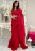 Picture of Amazing Georgette Crimson Saree