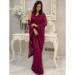 Picture of Beauteous Georgette Maroon Saree