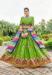 Picture of Delightful Cotton Olive Lehenga Choli