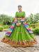 Picture of Delightful Cotton Olive Lehenga Choli