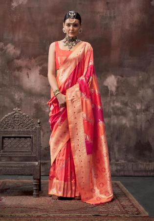 Picture of Pleasing Silk Red Saree