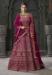 Picture of Excellent Georgette Rosy Brown Lehenga Choli