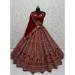 Picture of Shapely Georgette Maroon Lehenga Choli