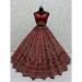 Picture of Shapely Georgette Maroon Lehenga Choli