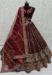 Picture of Magnificent Georgette Maroon Lehenga Choli