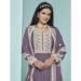 Picture of Radiant Georgette Grey Straight Cut Salwar Kameez